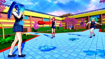 Anime School Girls Simulator اسکرین شاٹ 1
