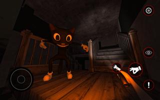 2 Schermata Cartoon Scary Cat Horror Game