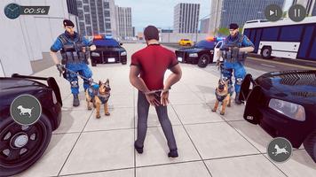US City Police Dog Crime Chase capture d'écran 3