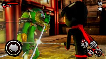 stickman ninja samouraï épée lutte Jeux 3d capture d'écran 3