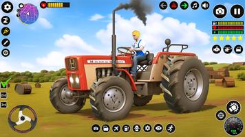 Animal farm tractor sim game Poster