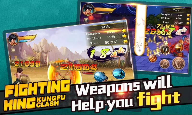 Fighting King:Kungfu Clash Game Offline APK for Android Download