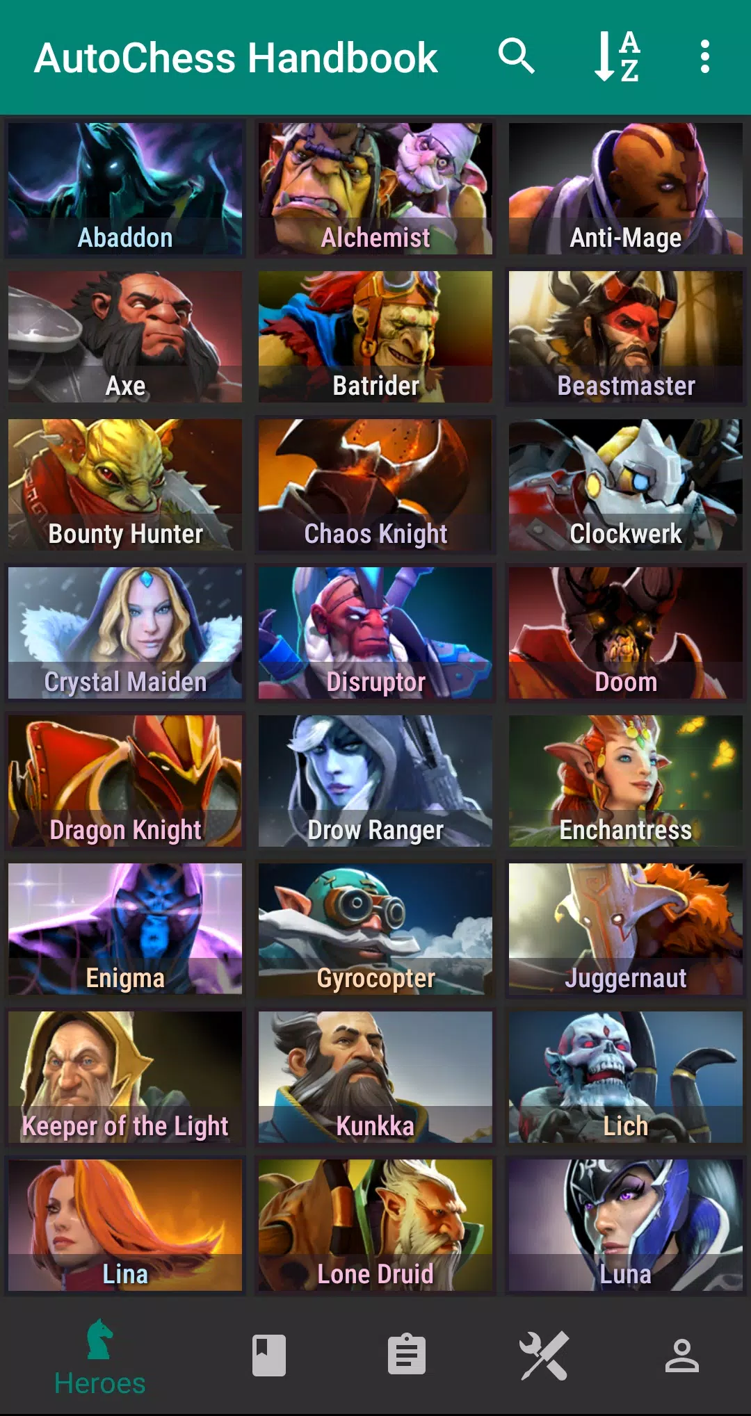 Dota Auto Chess: class and species Hero Synergy list