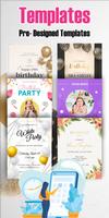 Birthday Invitation Card Maker 截图 1