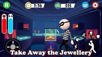 Tiny stickman thief crime simulator 2019 capture d'écran 3