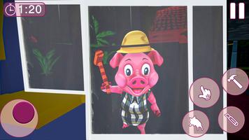 Piggy Family 3D: Scary Neighbor Obby House Escape capture d'écran 2