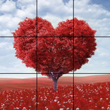 슬라이드 퍼즐 - 꽃