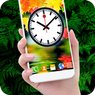 Leaves Clock Live Wallpapers icône