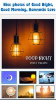 Good Night Photo Text Frame Affiche