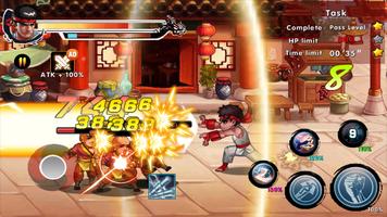 Street Combat Fighting - Kung Fu Attack 4 الملصق