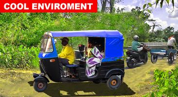 Auto Tuk Tuk Rickshaw Transport 3d :Off-road Games poster
