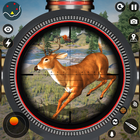 Wild Deer Animal Hunting Games أيقونة