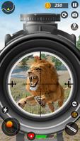 야생 사슴 동물 사냥 게임 포스터