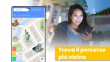 download Navigazione GPS Live Earth Map XAPK