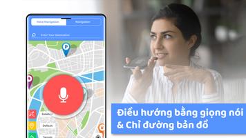 Bản đồ trực tiếp dẫn đường GPS ảnh chụp màn hình 1