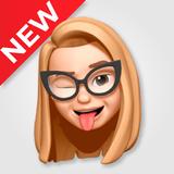 Emojis und Aufkleber für WhatsApp-Wasticker Zeichen