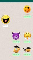 emojis et autocollants pour WhatsApp - wastickers Affiche