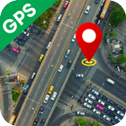 GPS Satellite Map: Street View icon