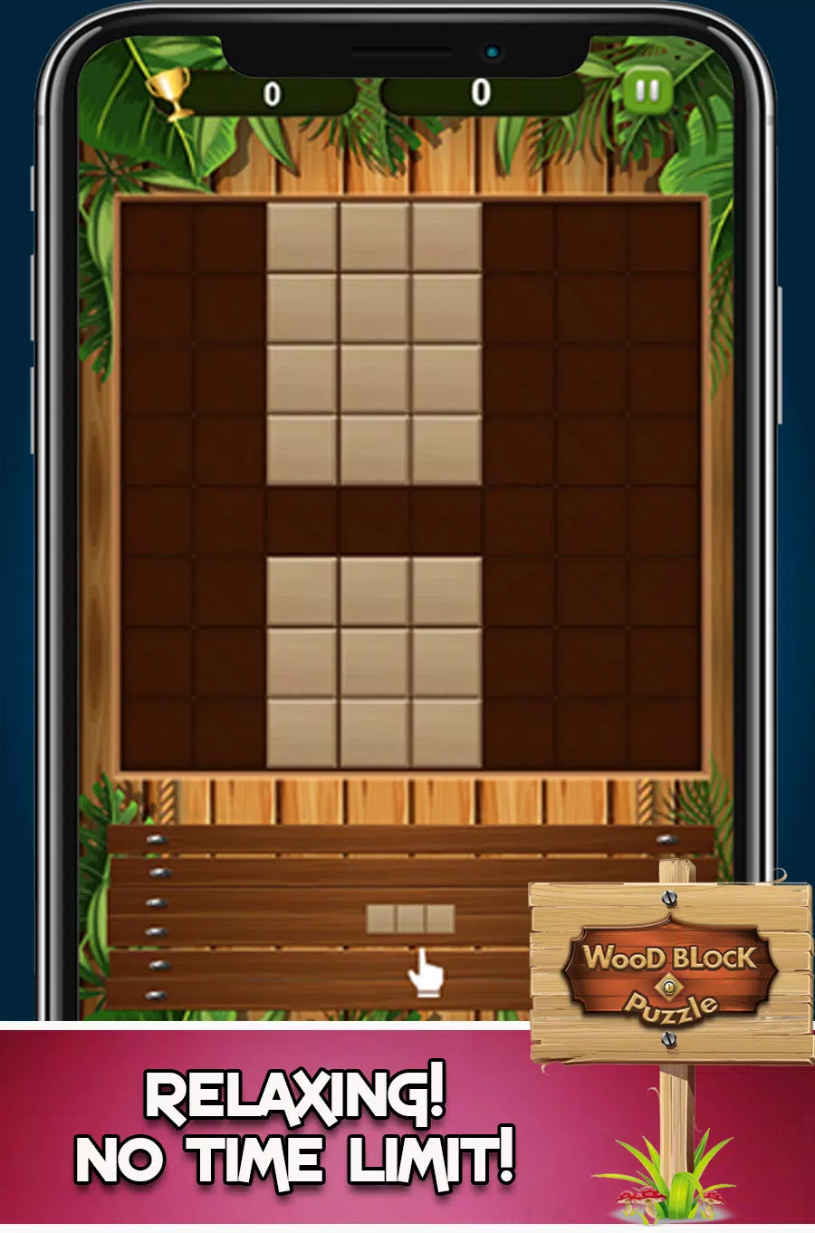 No Root - Wood Block Puzzle - Unlimited Tips Android Mod APK + Free  Download