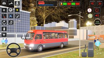 Minibus Sim City Bus Driving capture d'écran 3