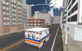 Ambulance Parking 3D capture d'écran 3