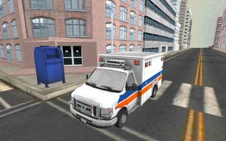 Ambulance Parking 3D capture d'écran 1