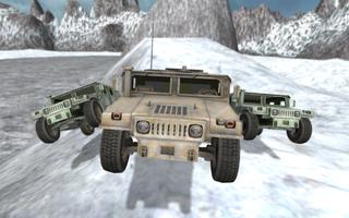 Army 4x4 Snow Driving 3D capture d'écran 1