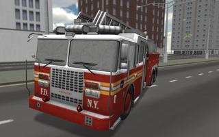 Fire Truck Driving 3D ảnh chụp màn hình 2