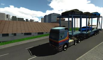 Car Transporter Truck Driving capture d'écran 3