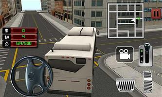 City Bus Driver 3D Affiche