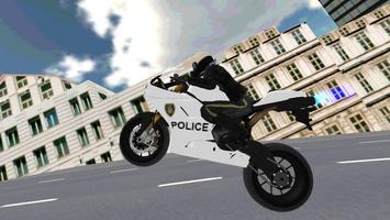 Police Motorbike Simulator 3D Affiche