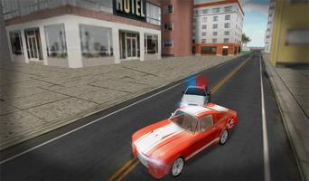 Traffic Police Car Driving 3D plakat