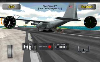 Flight Sim: Transport Plane 3D स्क्रीनशॉट 2