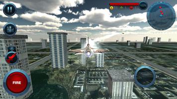 Jet Plane Fighter City 3D 포스터