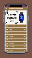 i8 pro max smart watch Guide الملصق
