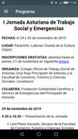 2 Schermata I Jornada Asturiana Trabajo Social y Emergencias