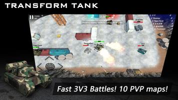 Transform Tank 2 - 3V3 Online battle tank game Affiche