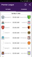 Soccer EPL Calendar Cartaz