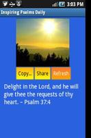 Inspiring Bible Psalms Daily-poster