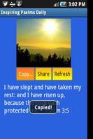 Inspiring Bible Psalms Daily تصوير الشاشة 1