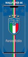 équipe de football d'italie 4k Affiche