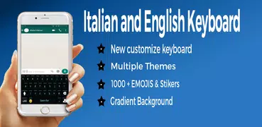 Italian Language Keyboard-English & Italian Keypad