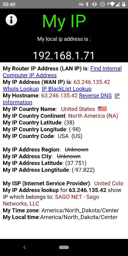What Is My IP? - Get Your IP address details pour Android - Téléchargez  l'APK