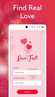 Love Test Love Calculator Affiche