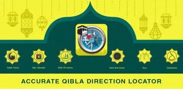 Kaaba Direction: Qibla Compass