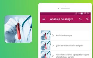 Análisis de sangre تصوير الشاشة 2