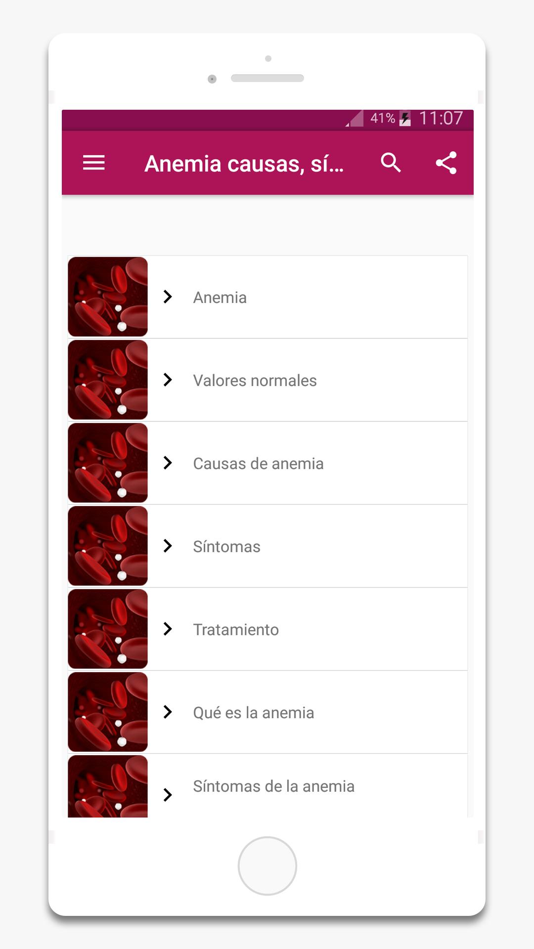anemia causas tratamiento y sintomas