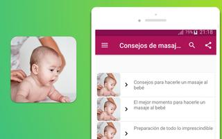 Consejos de masaje para bebés スクリーンショット 3