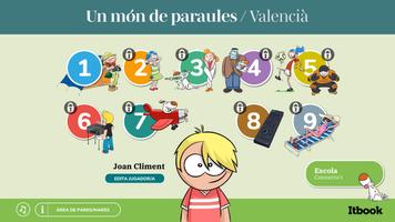 Un món de paraules - Valencià الملصق