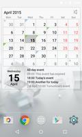 Calendar Widget (key) capture d'écran 1